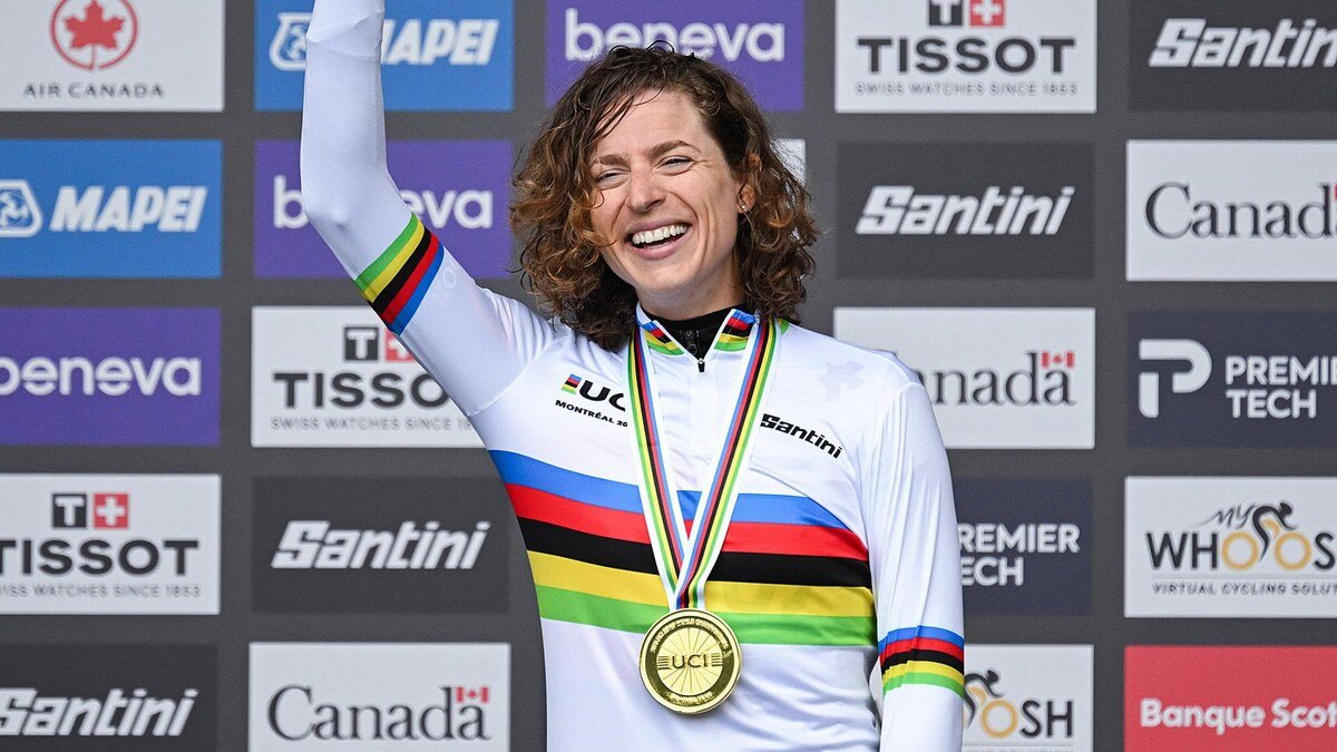 Marlen Reusser revalidó el título mundial de contrarreloj en Montreal