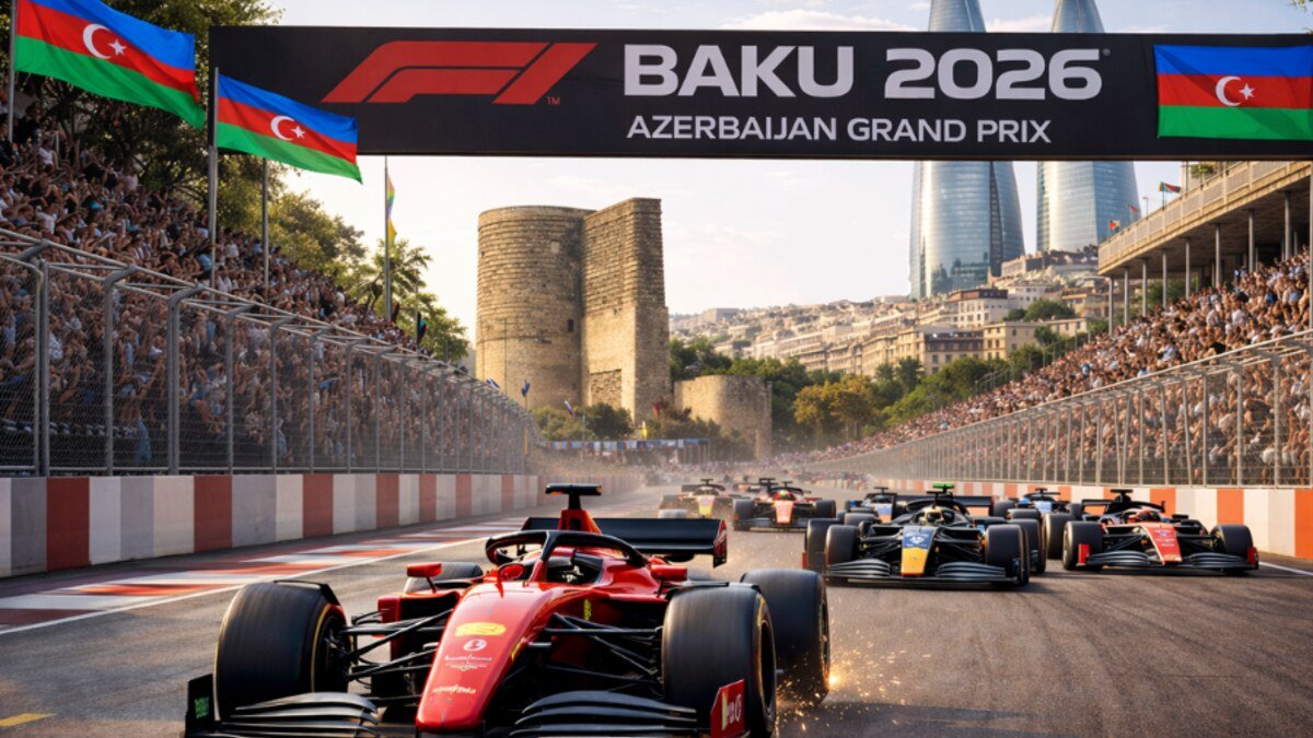 La Fórmula 1 correrá el Gran Premio de Azerbaiyán el sábado 26 de septiembre